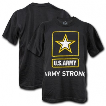 Single U.S. ARMY STRONG Military Graphic Tee