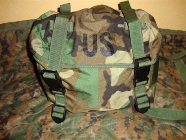 US Army Field Training Waist Utility Pack LBV ALICE Woodland Camouflage