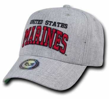 Heather Grey MARINES Military Cap