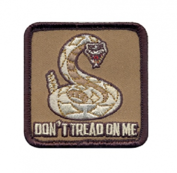 DON'T TREAD ON ME PATCH - HOOK BACKING