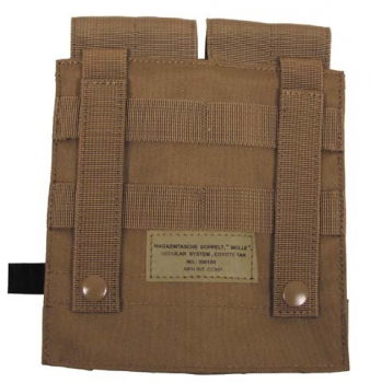 Doppel Magazintasche MOLLE Modular System coyote tan