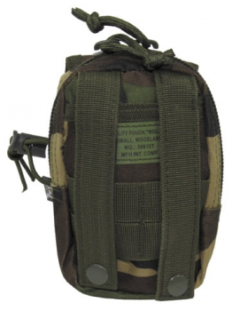 Mehrzwecktasche MOLLE System klein woodland camouflage