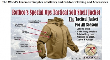 Preview: SPECIAL OPS TACTICAL SOFT SHELL FLEECE JACKE COYOTE BROWN