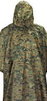 US WOODLAND DIGITAL RIP-STOP PONCHO