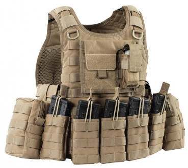 Warrior Elite Ops Ricas Compact Plattenträger 5.56 coyote