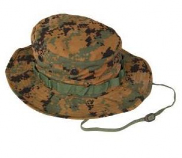 Battle Rip® Woodland Digital Combat Hat Sun Boonie