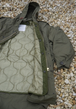 US Army GI SHELL KAPUZENPARKA Fishtail Parka M51 Feldparka Replica  oliv