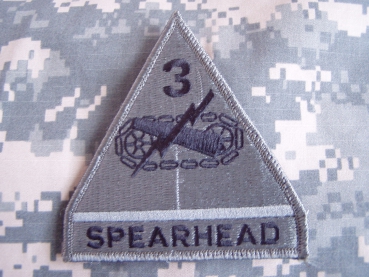 3rd Armor Division "SPEARHEAD" ACU Velcro Patch