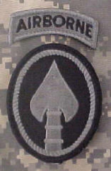SOCOM US Army Special Operations Airborne Command  ACU VELCRO PATCH