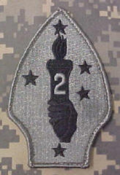 2nd USMC Marine Division ACU Velcro Patch