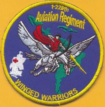 1st of 228th Aviation Rgt Winged Warriors Panama patch
