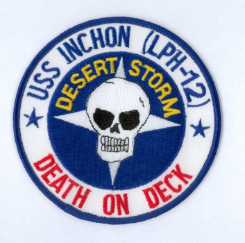 USS INCHON DESERT STORM DEATH ON DECK