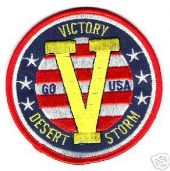 Desert Storm Go USA Victory V US Army Military Patch