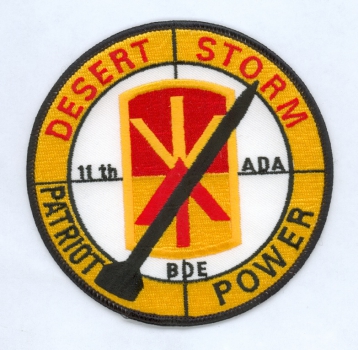 11th ADA Desert Storm PATRIOT POWER patch Abzeichen