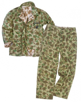 USMC Pacific camouflage Marines HBT P42 reversible Kampfanzug WK 2