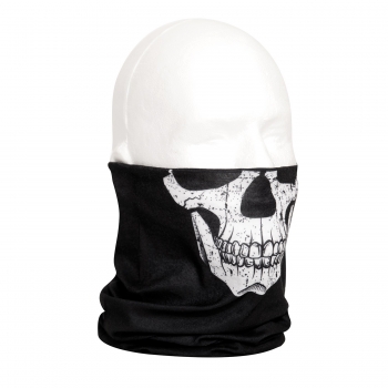 Multi-Use Neck Gaiter and Face Covering Tactical Wrap - Skull Print