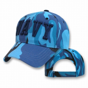 NAVY Military blue Camouflage Cap
