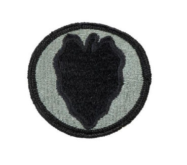 24th Infantry Division "Taro Division" "Victory Division"  UCP ACU Patch - Foliage Green