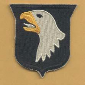 101st Airborne Division white TONGUE