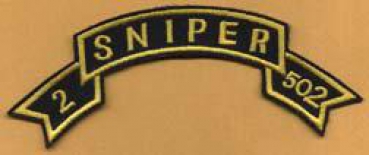 101st Airborne 2nd of 502nd Regiment SNIPER