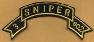 101st Airborne 3rd of 502nd Regiment SNIPER