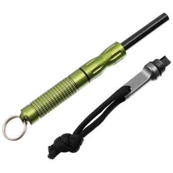 Feuerstarter mit  Zündstein Compact oliv