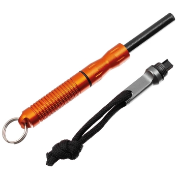 Feuerstarter mit Zündstein Compact Orange
