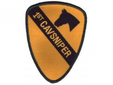 1st Cavalry Division SNIPER "THE FIRST TEAM" patch