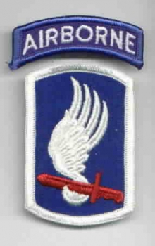 173rd AIRBORNE DIVISION "SKY SOLDIERS" Abzeichen