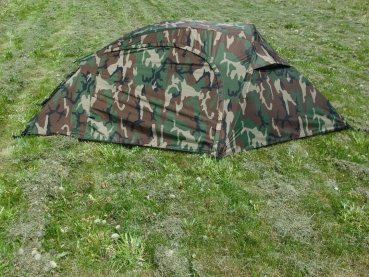 RECON Einmannzelt woodland camouflage