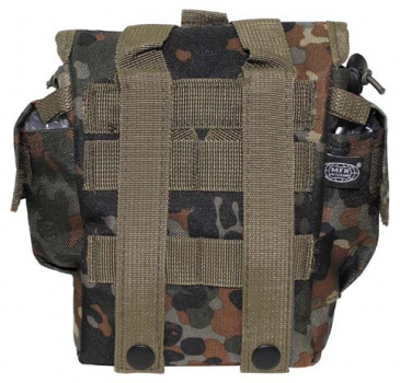 1Ltr Trinkflaschen MOLLE Tasche flecktarn