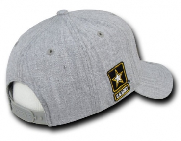 Heather Grey ARMY Military Cap