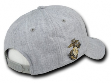 Heather Grey MARINES Military Cap