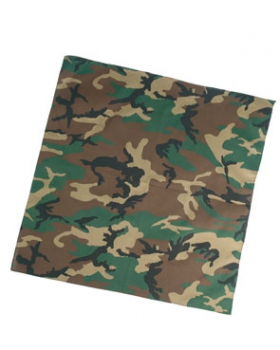 Woodland camouflage US Halstuch Bandana