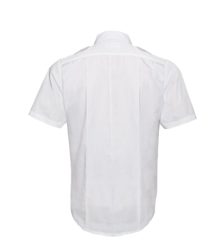 US POLICE AND SECURITY WHITE SHORT SLEEVE UNIFORM HEMD