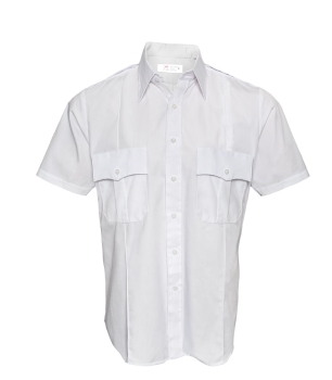 US POLICE AND SECURITY WHITE SHORT SLEEVE UNIFORM HEMD