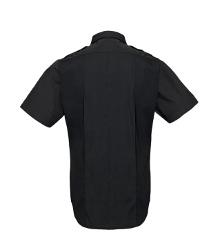 NAVY BLUE SHORT SLEEVE POLICE AND SECURITY UNIFORM SHIRT