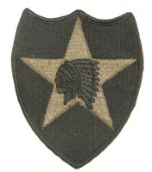 2nd Infantry Division OD Green Velcro