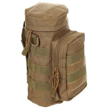 Round MOLLE pouch coyote