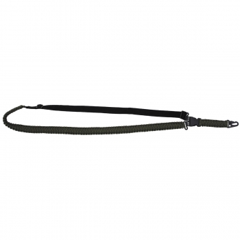 Gewehrgurt "Parachute Cord" oliv mit Karabiner