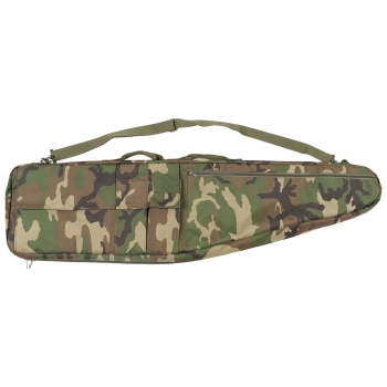 Gewehrtasche Gewehrfutteral gefüttert woodland camouflage