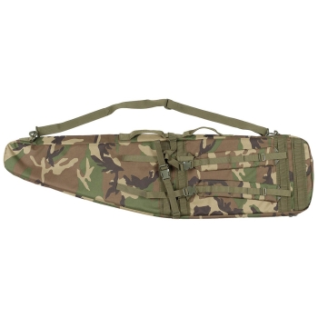Gewehrtasche Gewehrfutteral gefüttert woodland camouflage