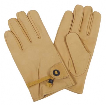 Western Fingerhandschuhe Lederhandschuhe beige