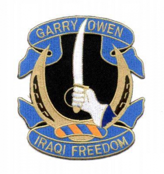 7th Cavalry Regiment "GARRY OWEN" Patch Iraqi Freedom Abzeichen