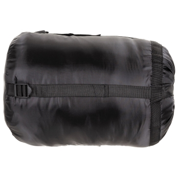 Mumienschlafsack Schwarz mit 2-lagige Füllung