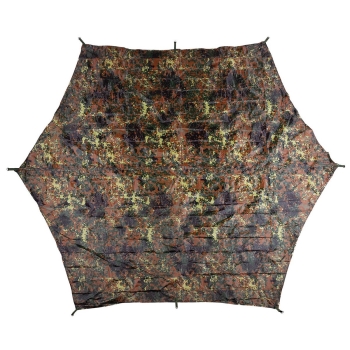 Hexagon Tarp Flecktarn ca. 340 x 310 M