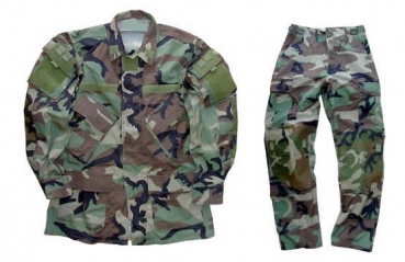 US TAC U ACU woodland camouflage Tarnanzug