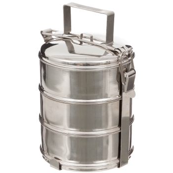 Edelstahl 3 Ltr Speisebehälter 3-teilig