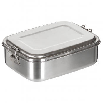 Edelstahl Lunchbox ca. 18 x 14 x 6,5 cm