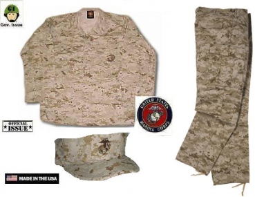 US Marines USMC MARPAT Desert MCCUU Tarnanzug